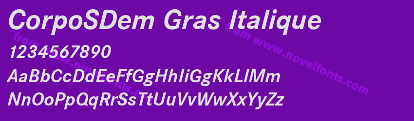 CorpoSDem Gras ItaliquePreview