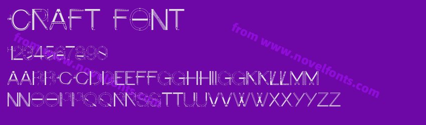 Craft FontPreview