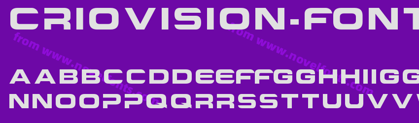 Criovision-FontPreview