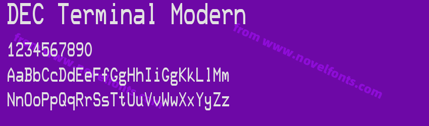 DEC Terminal ModernPreview