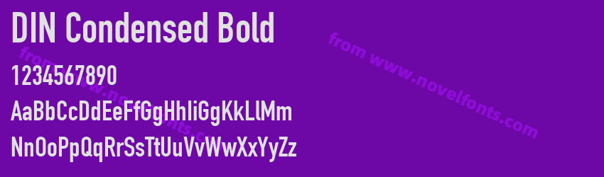 DIN Condensed BoldPreview