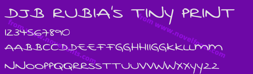 DJB Rubia's Tiny PrintPreview