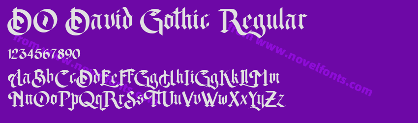 DO David Gothic RegularPreview