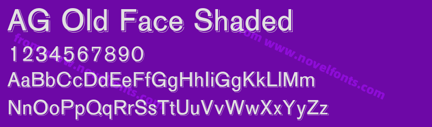 AG Old Face ShadedPreview