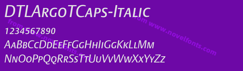 DTLArgoTCaps-ItalicPreview