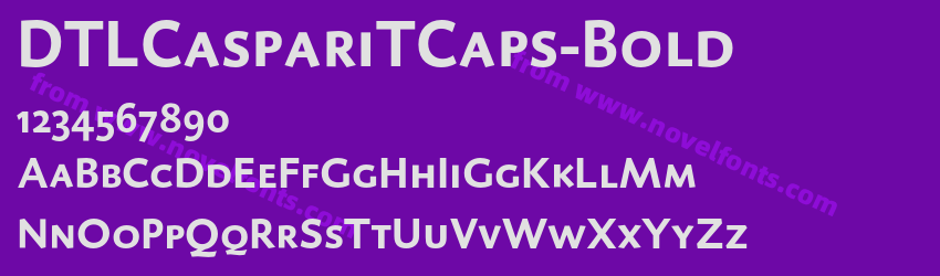 DTLCaspariTCaps-BoldPreview