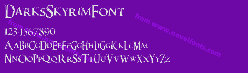 DarksSkyrimFontPreview