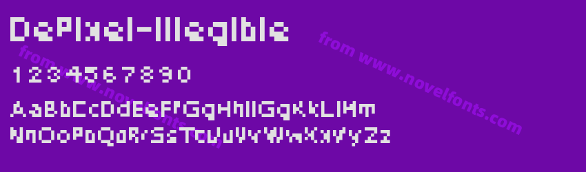 DePixel-IllegiblePreview