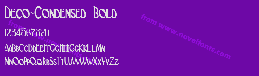 Deco-Condensed BoldPreview