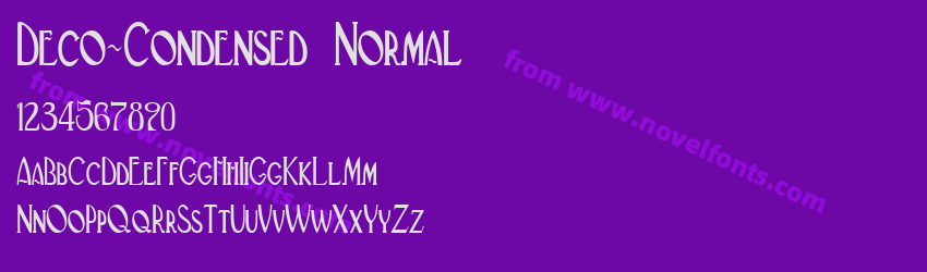 Deco-Condensed NormalPreview