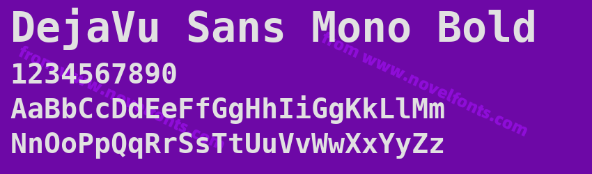 DejaVu Sans Mono BoldPreview