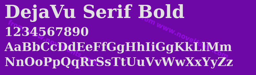 DejaVu Serif BoldPreview