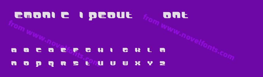 DemonicWipeoutXLFontPreview