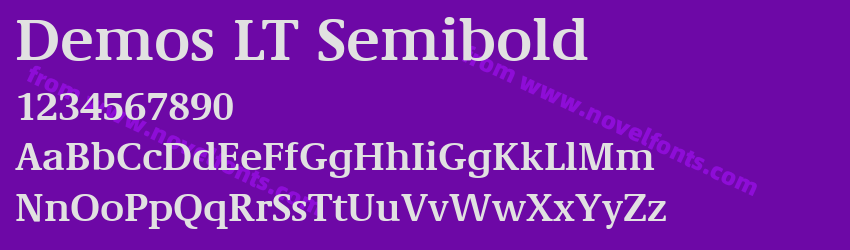 Demos LT SemiboldPreview