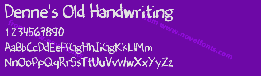 Denne's Old HandwritingPreview