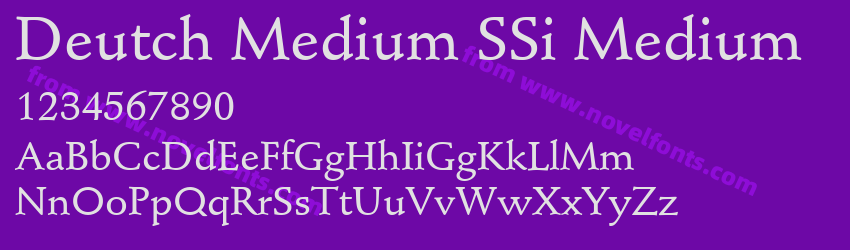 Deutch Medium SSi MediumPreview