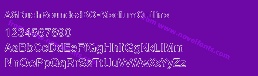 AGBuchRoundedBQ-MediumOutlinePreview