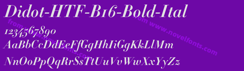 Didot-HTF-B16-Bold-ItalPreview