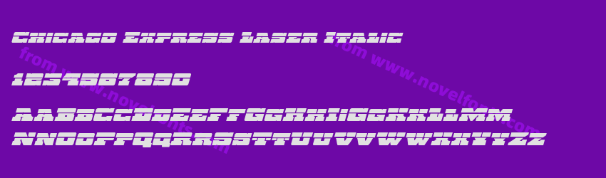 Chicago Express Laser ItalicPreview