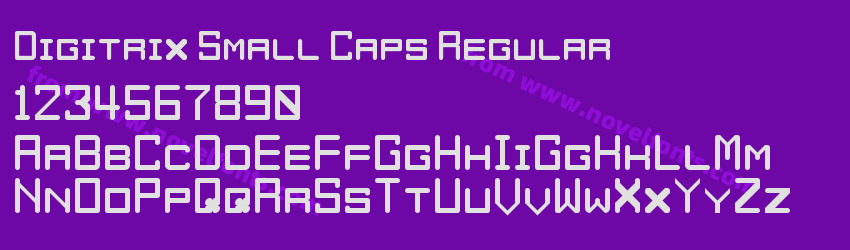 Digitrix Small Caps RegularPreview