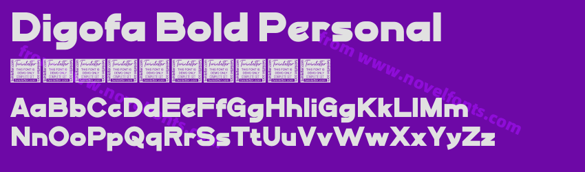 Digofa Bold PersonalPreview