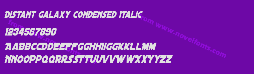 Distant Galaxy Condensed ItalicPreview