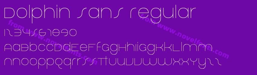 Dolphin Sans RegularPreview