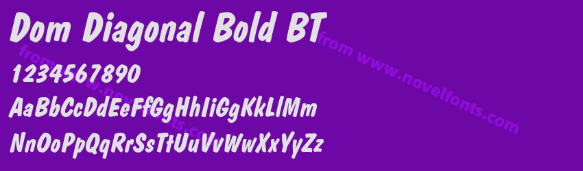 Dom Diagonal Bold BTPreview