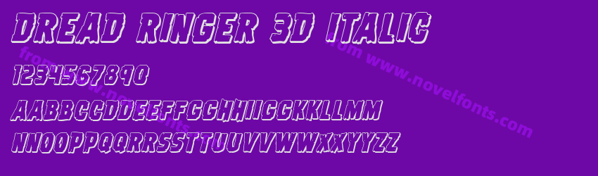 Dread Ringer 3D ItalicPreview