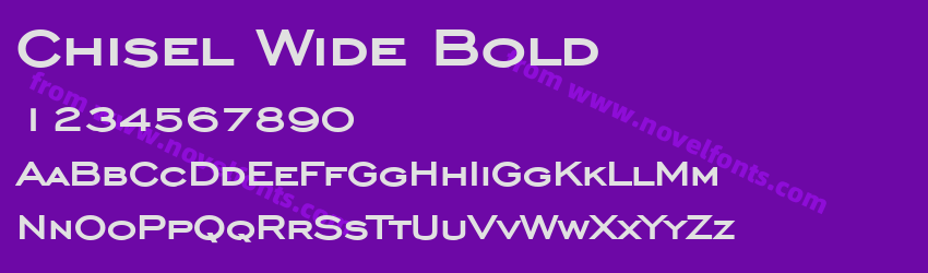 Chisel Wide BoldPreview