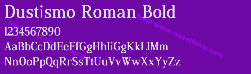 Dustismo Roman BoldPreview