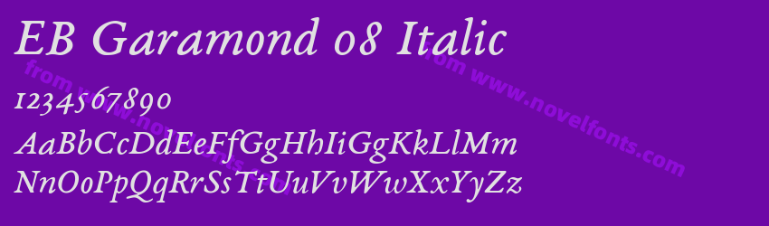 EB Garamond 08 ItalicPreview