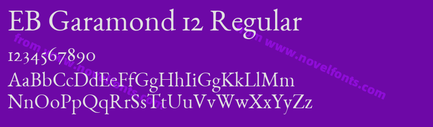 EB Garamond 12 RegularPreview