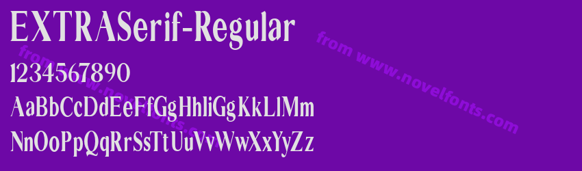 EXTRASerif-RegularPreview