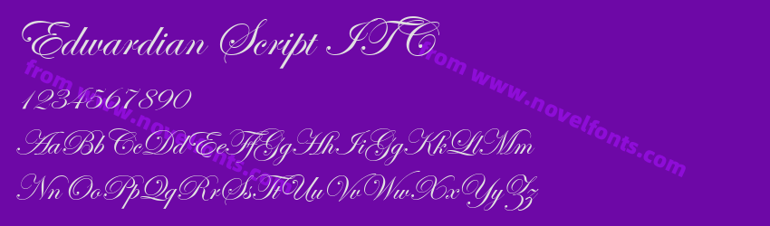 Edwardian Script ITCPreview