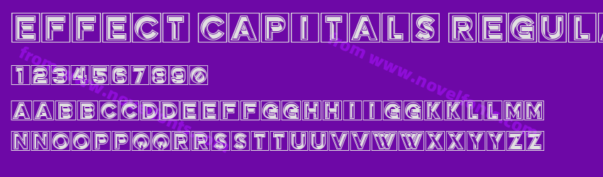 Effect Capitals RegularPreview