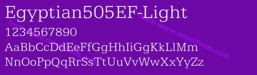 Egyptian505EF-LightPreview