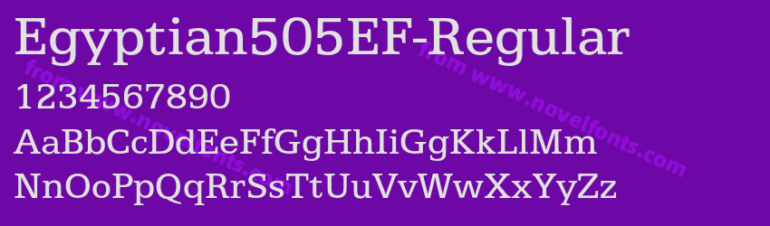 Egyptian505EF-RegularPreview