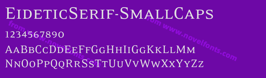 EideticSerif-SmallCapsPreview