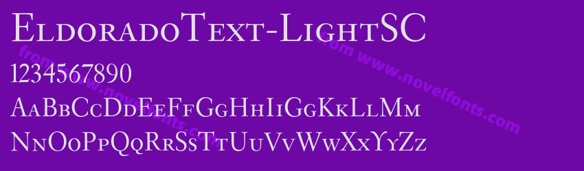 EldoradoText-LightSCPreview