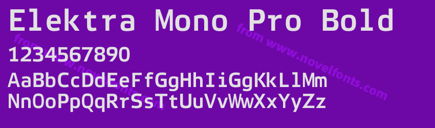 Elektra Mono Pro BoldPreview