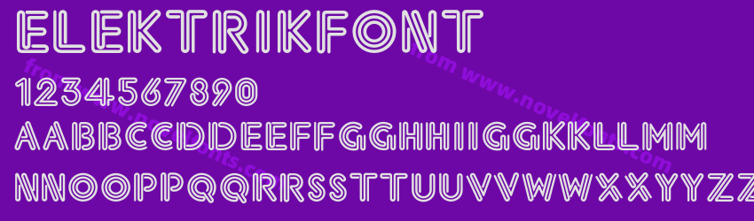 ElektrikFontPreview