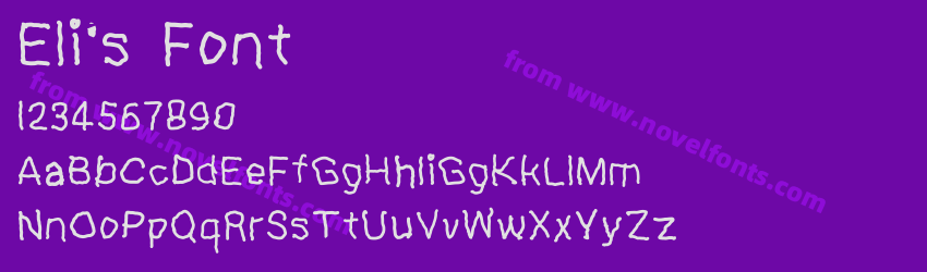 Eli's FontPreview