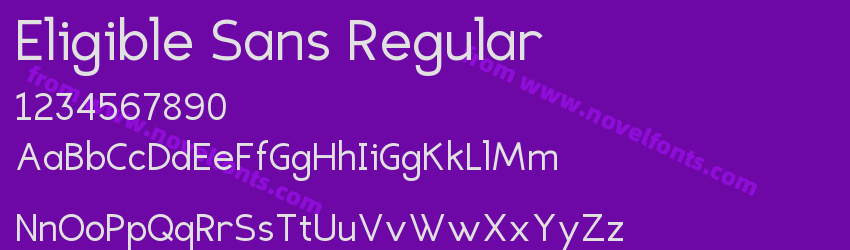 Eligible Sans RegularPreview