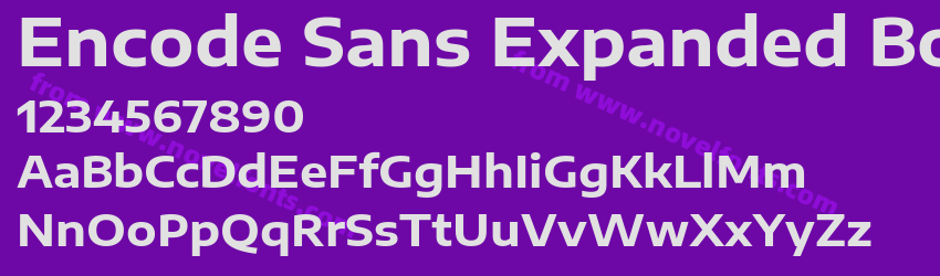 Encode Sans Expanded BoldPreview