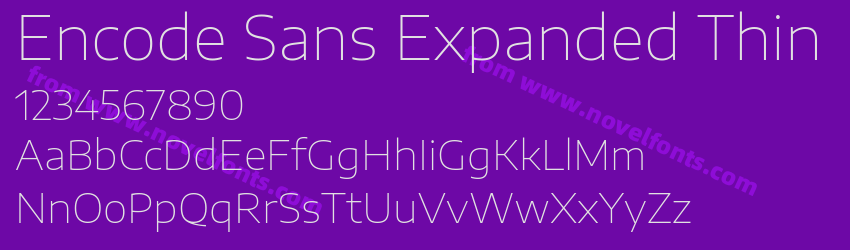 Encode Sans Expanded ThinPreview