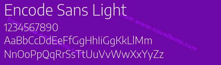 Encode Sans LightPreview