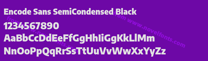 Encode Sans SemiCondensed BlackPreview