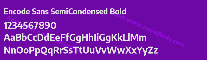 Encode Sans SemiCondensed BoldPreview