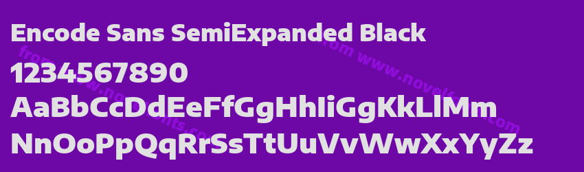 Encode Sans SemiExpanded BlackPreview